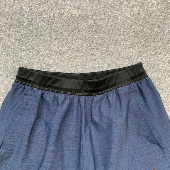 Adidas Shorts Men S Small Navy Black Axis Heathered 2.0 Stretch Workout Running - Picture 4 of 14